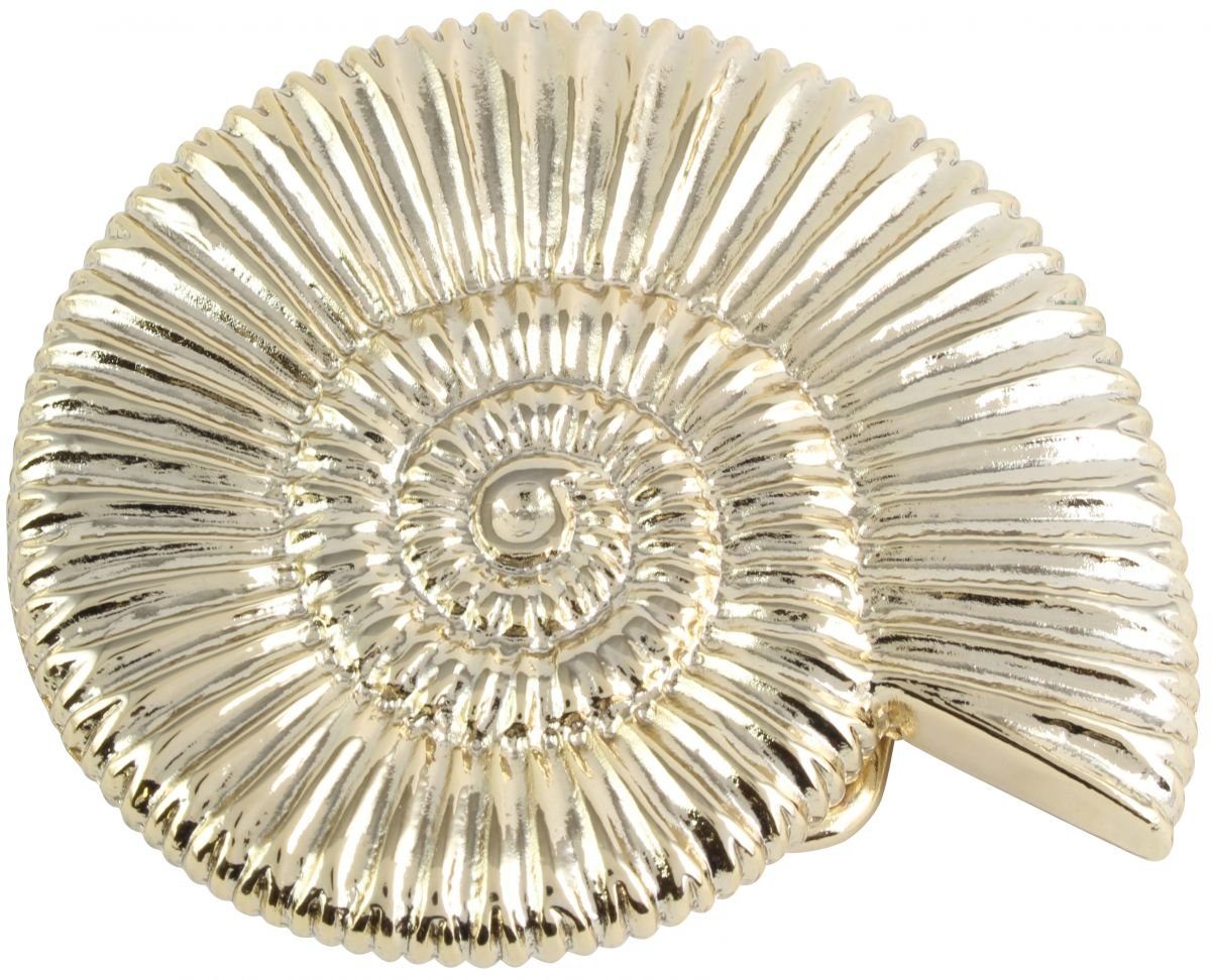 BELTINGER Gürtelschnalle Muschel 4,0 cm - Buckle Wechselschließe Gürtelschließe 40mm - Gürtel bis 4cm