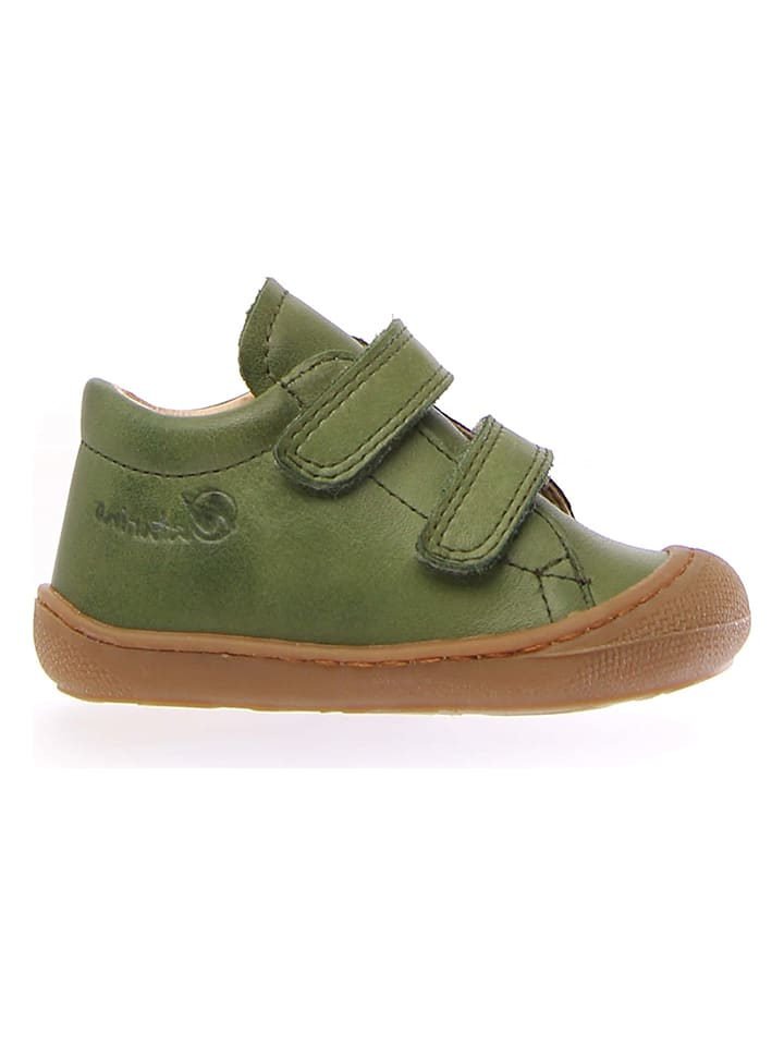Naturino Leder-Sneakers in Grün günstig kaufen