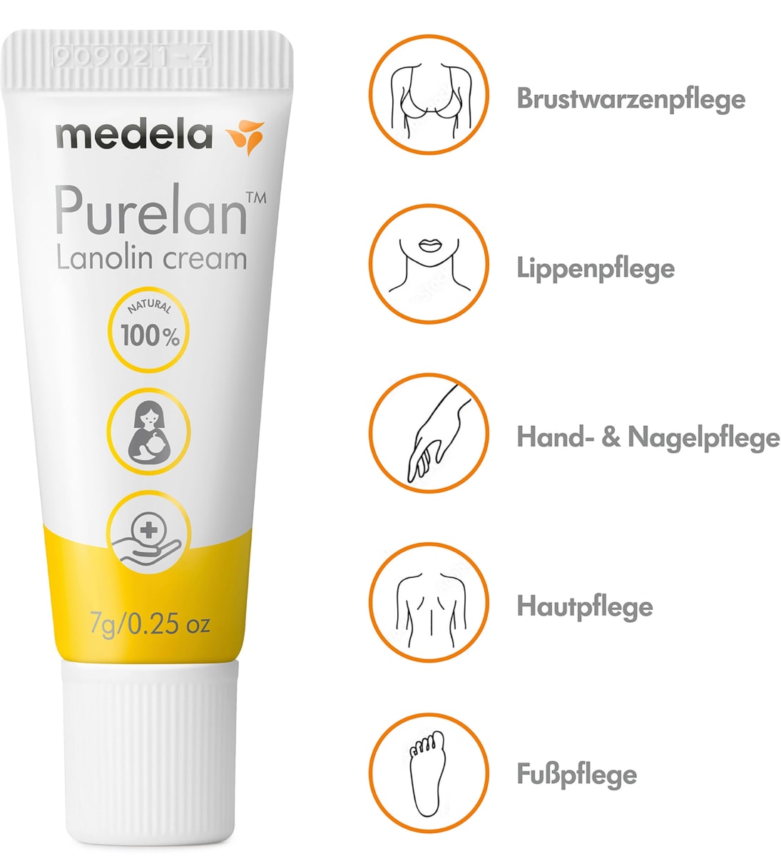 Brustwarzencreme Purelan, 7 g
