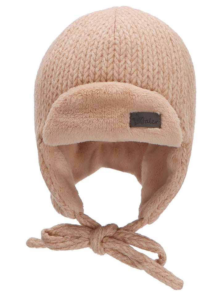 Sterntaler Fliegermütze Strickoptik in beige günstig kaufen