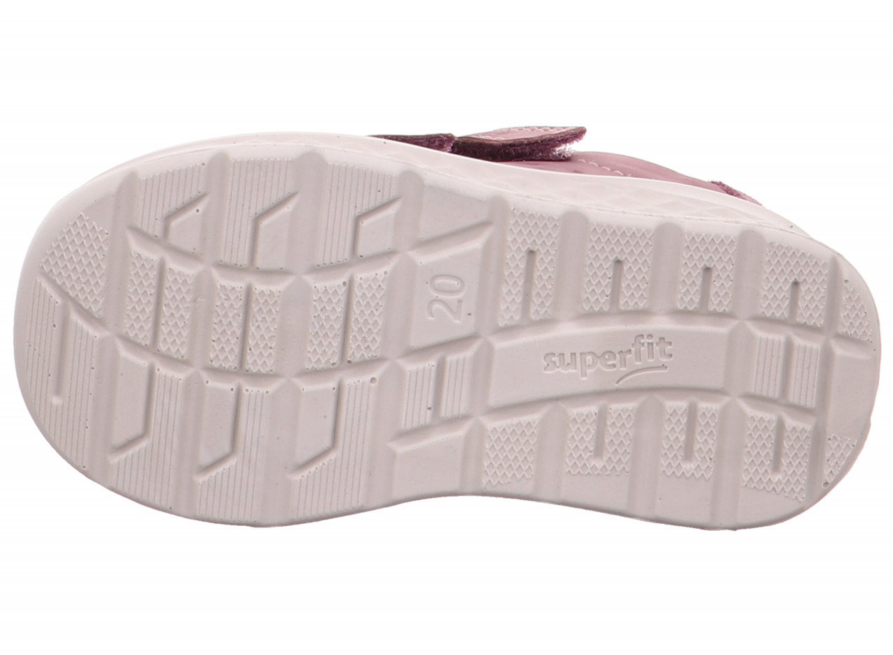 BREEZE - Lila/Rosa Sneaker low mit Klettverschluss