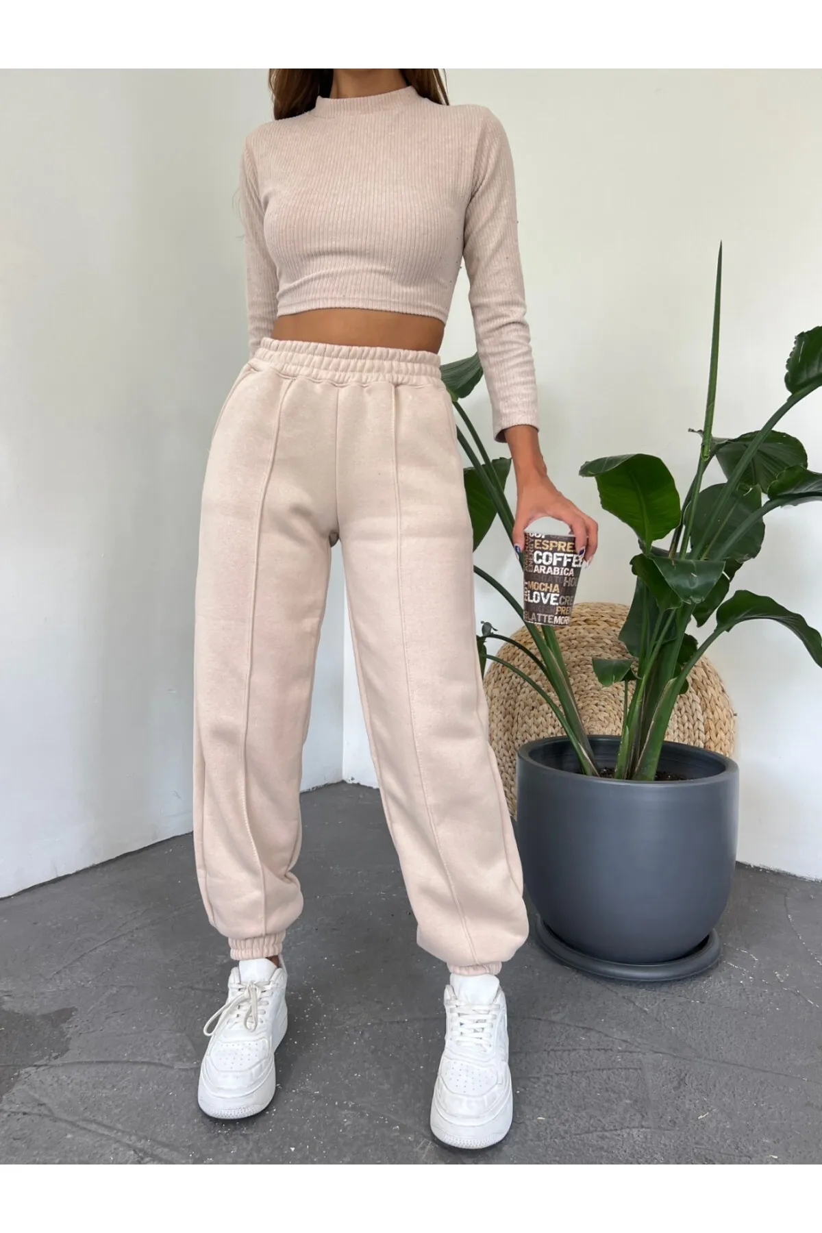 Modamorfo  Taschen-Jogginghose mit elastischem Bund und Beinen