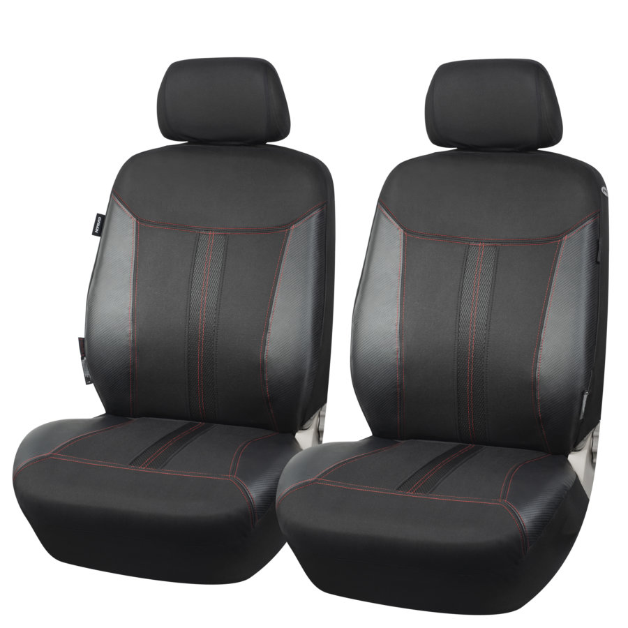 NORAUTO Sitzbezug für 2 Vordersitze, Design MARS mit Carbon-Look - ATU