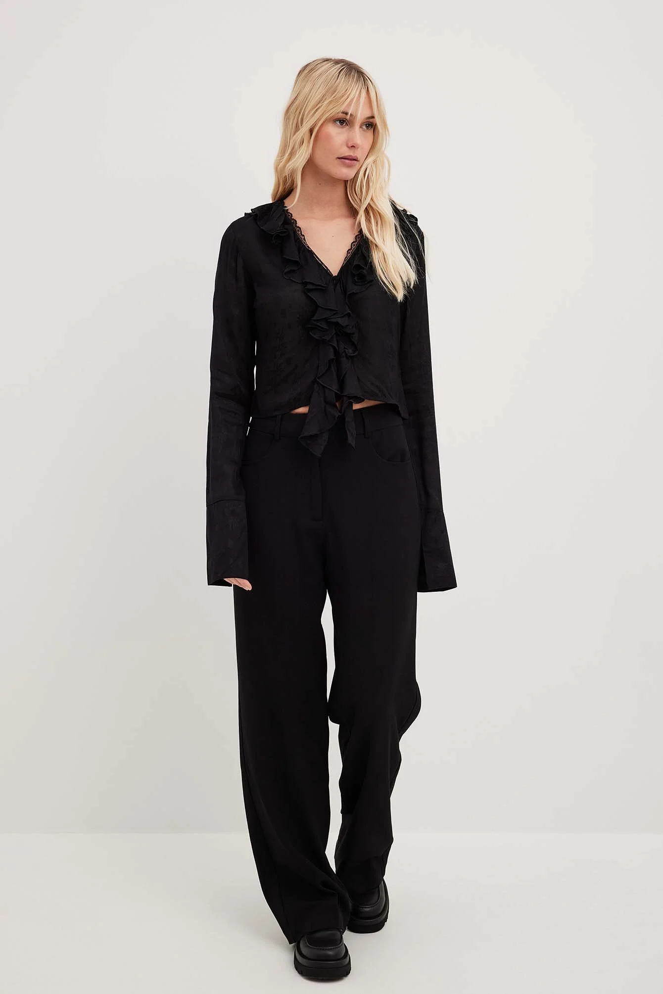 Spitzendetail-Top