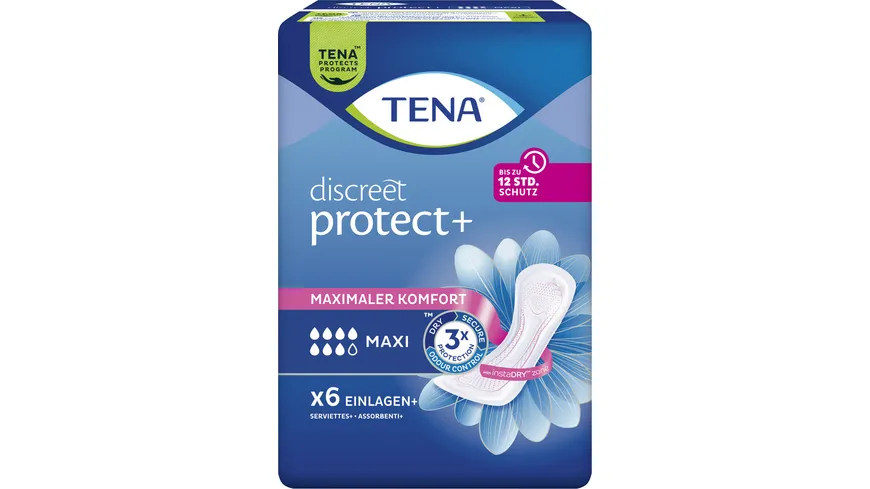 TENA discreet protect + Maxi Slipeinlagen