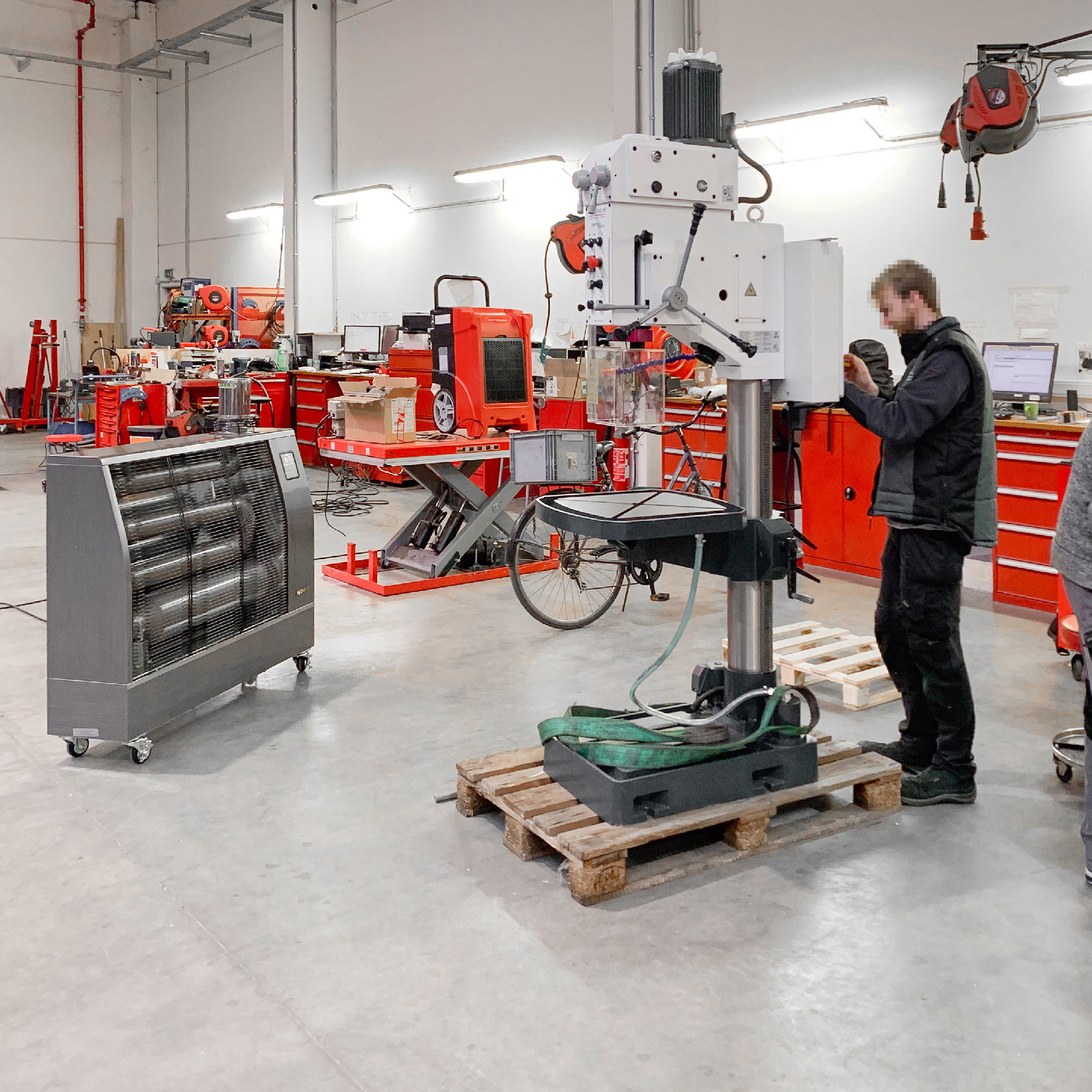 Hipers 722316855 WDP60IS Infrarød dieselstråle Pro 17,4 kW Rustfrit stålmotiv 500-1600 m³