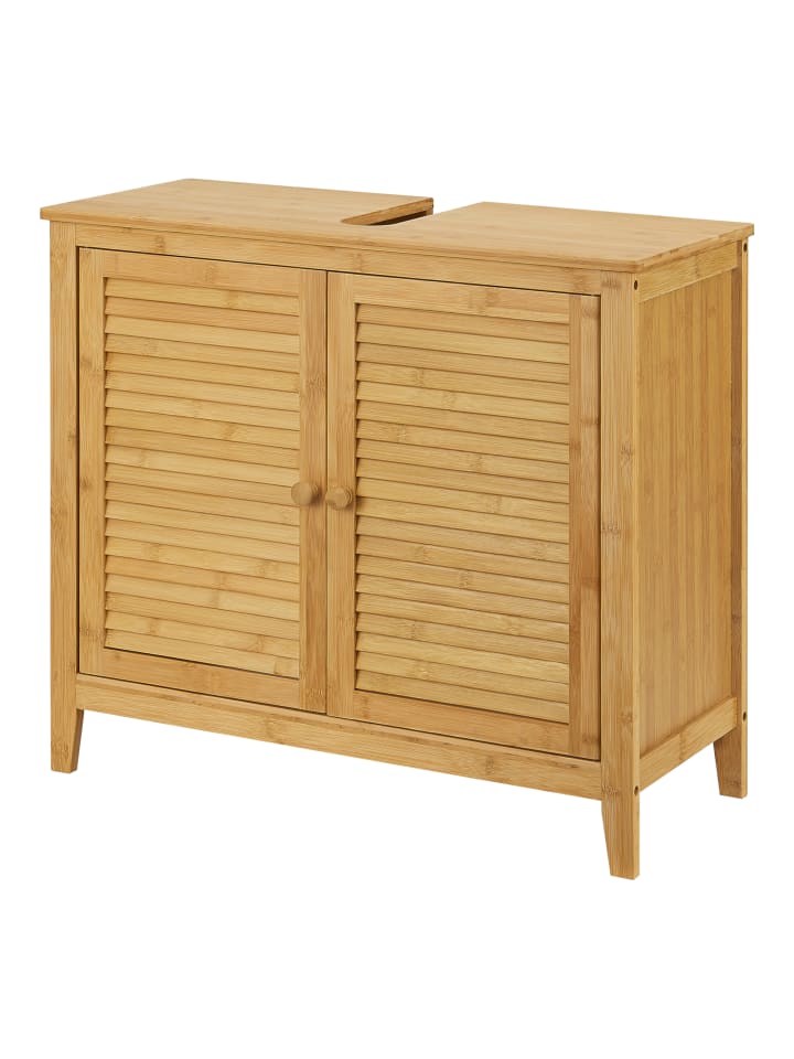 en.casa Unterschrank Värmdö Bambus in Beige (H)60cm (B)67cm (T)30cm günstig kaufen onesize