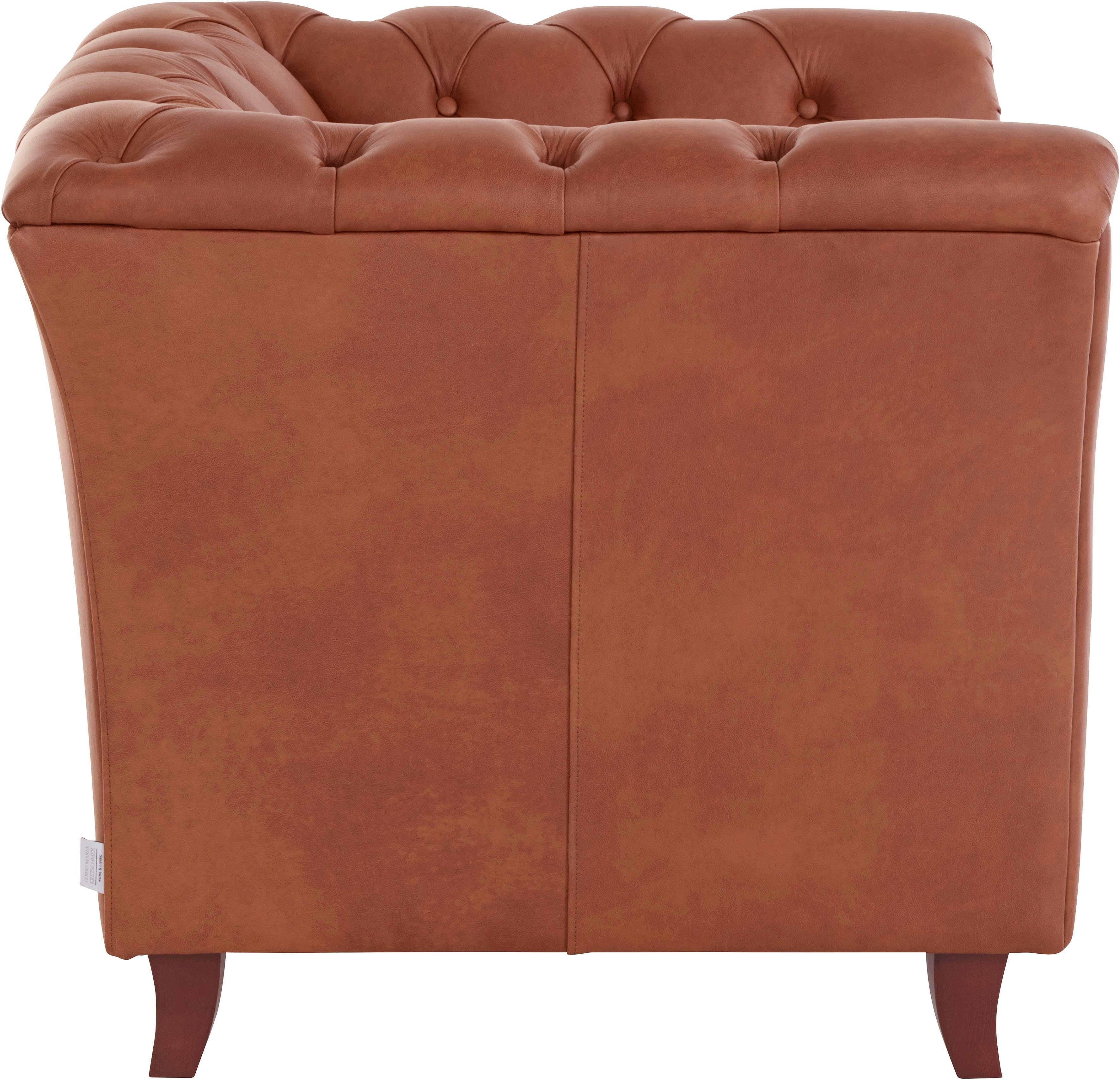 Home affaire Chesterfield-Sessel Reims, mit echter Chesterfield-Knopfheftung, hochwertige Verarbeitung