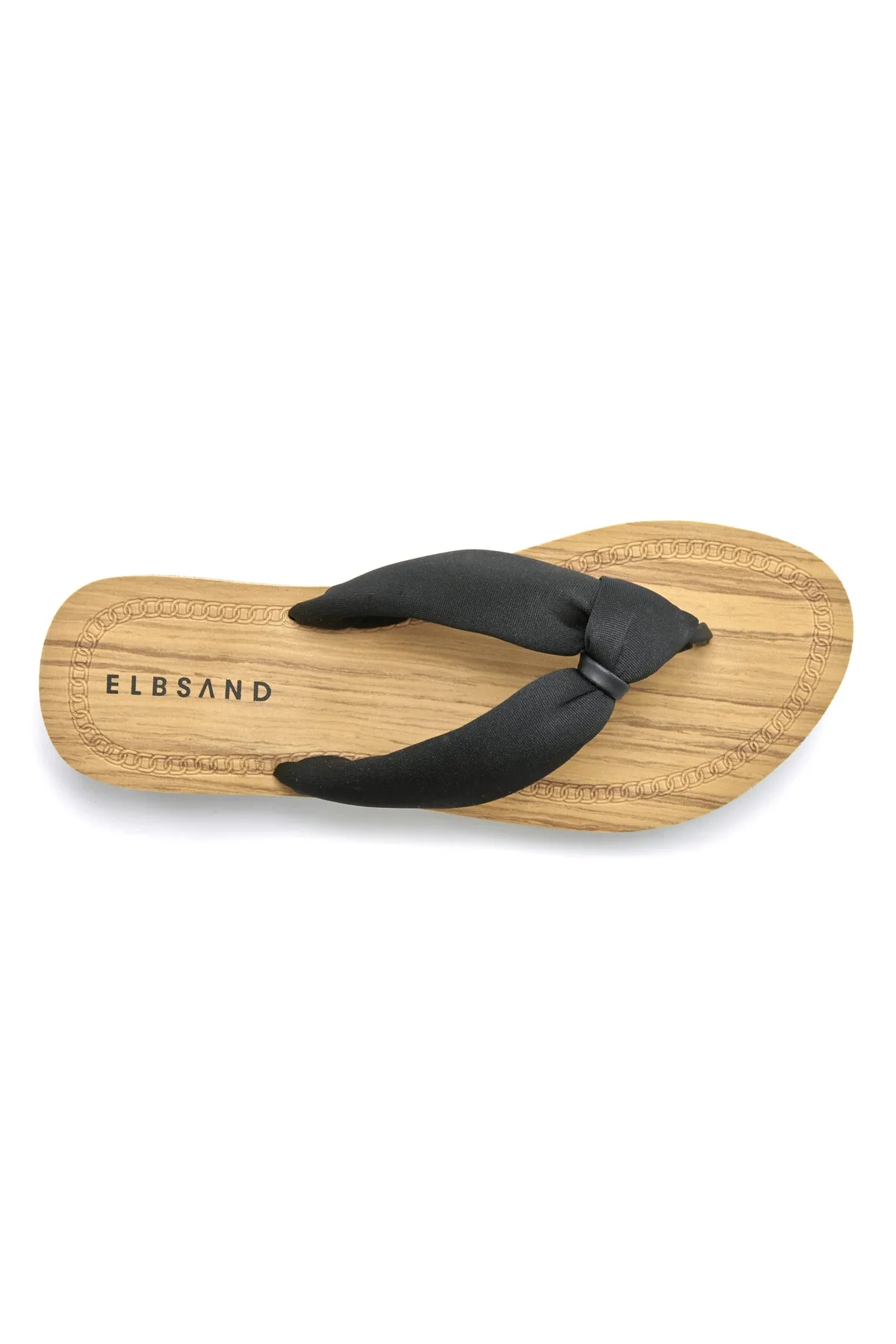 Elbsand  Sandalette - Schwarz - Flacher Absatz
