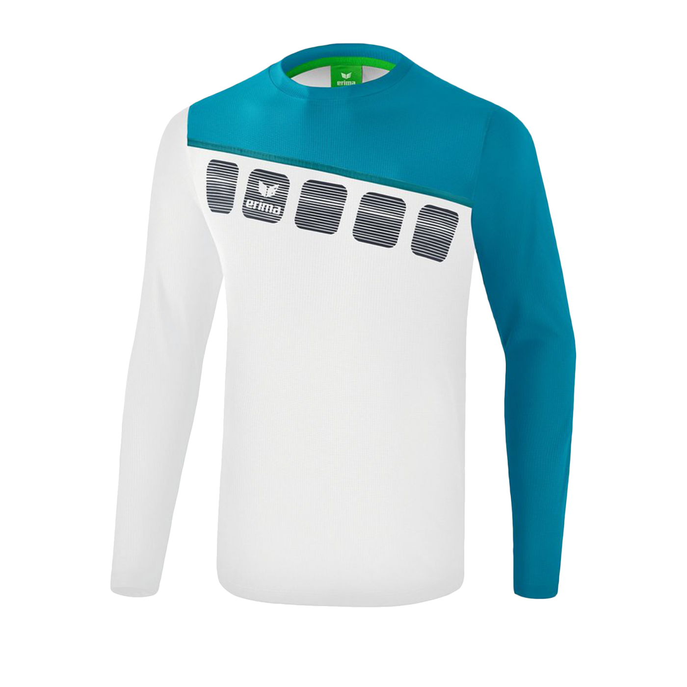 Erima 5-C Longsleeve Weiss Blau