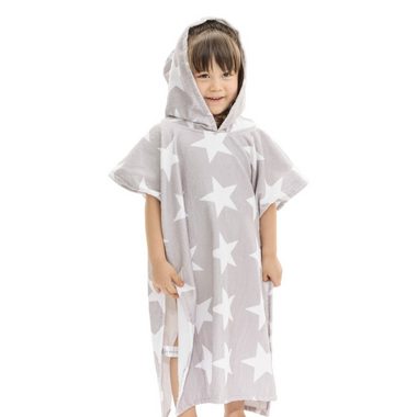 HOMELEVEL Bademantel Kinder und Baby Badeponcho - Poncho Handtuch - Surfponcho, Baumwolle
