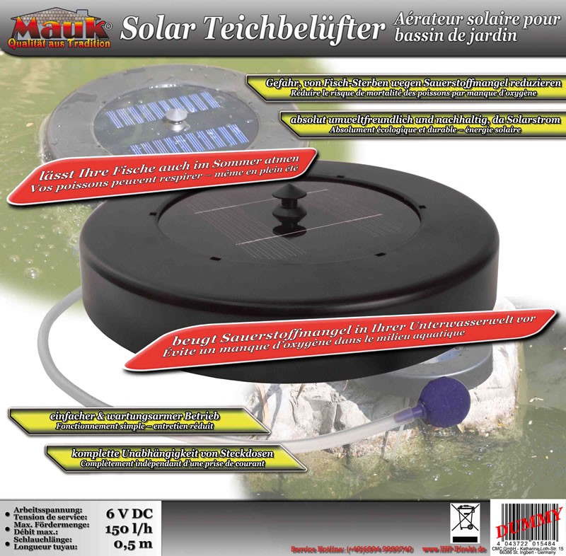 MAUK Solar-Teichbelüfter