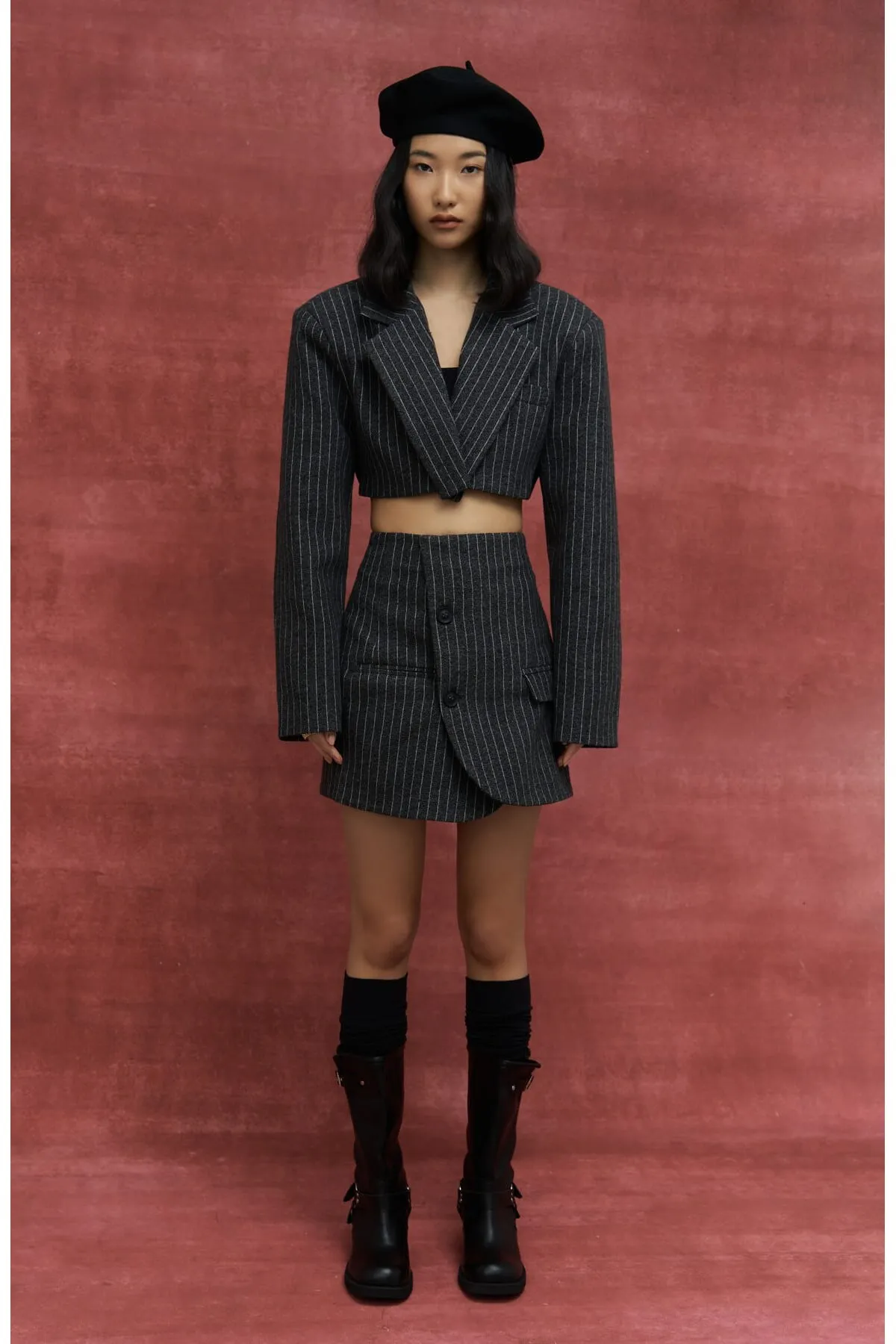 MAİ COLLECTİON  Zweiteiler - Grau - Regular Fit