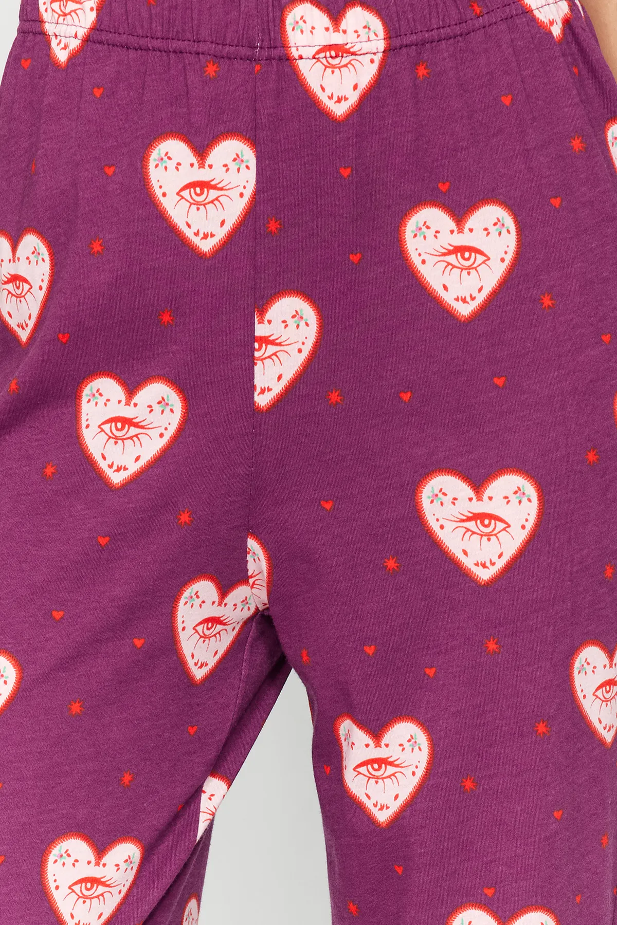 Trendyol Collection  Pyjamahose - Bordeaux - Straight