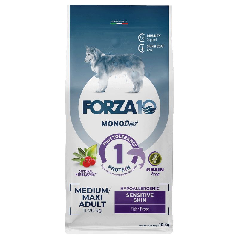 Forza 10 Mono Diet Medium & Large Sensitive Skin mit Fisch