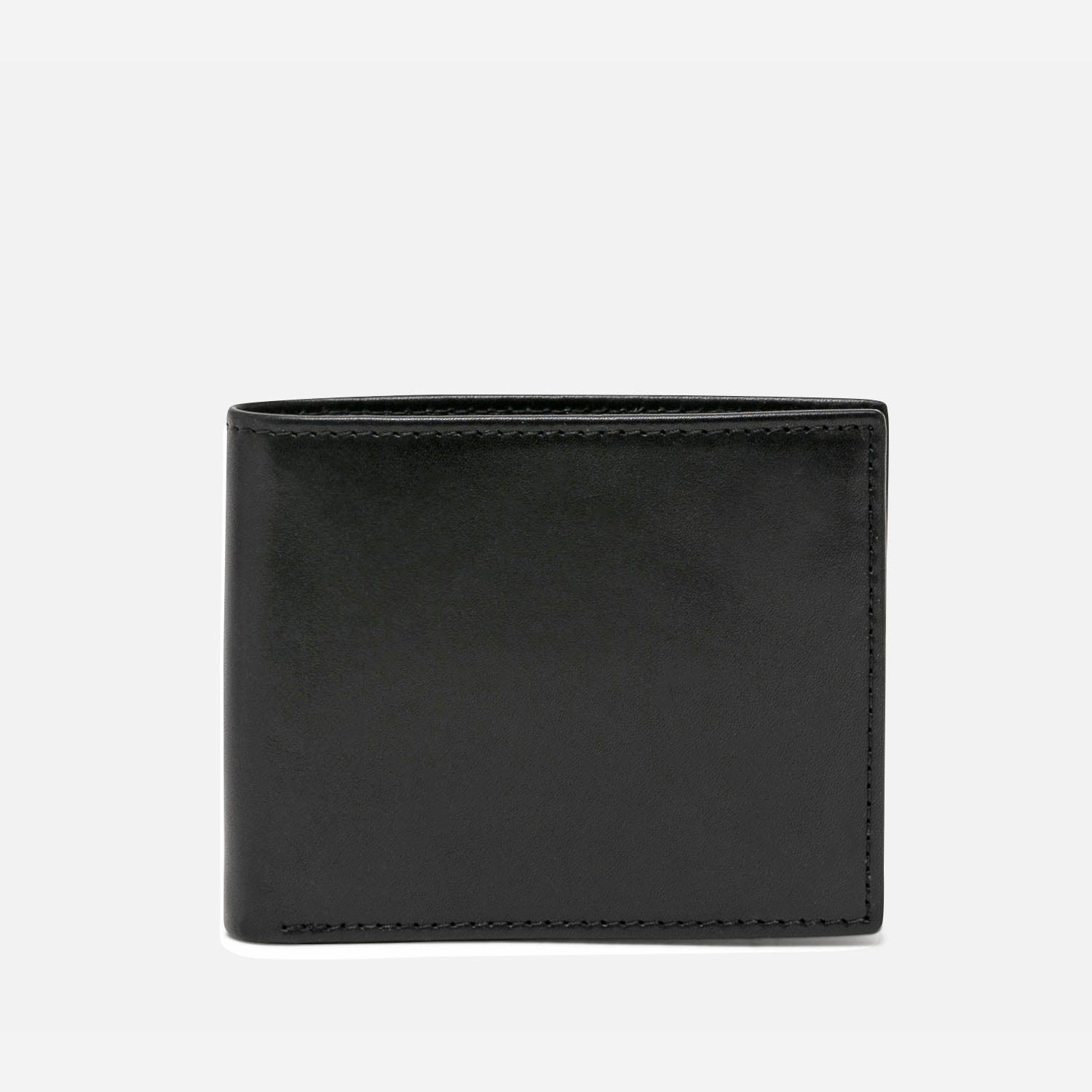 Portefeuille noir en cuir