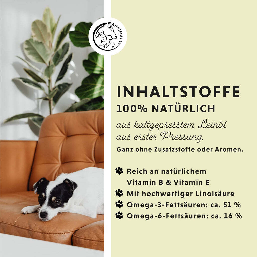 Annimally Ergänzungsfutter & Aufzucht Annimally Leinöl