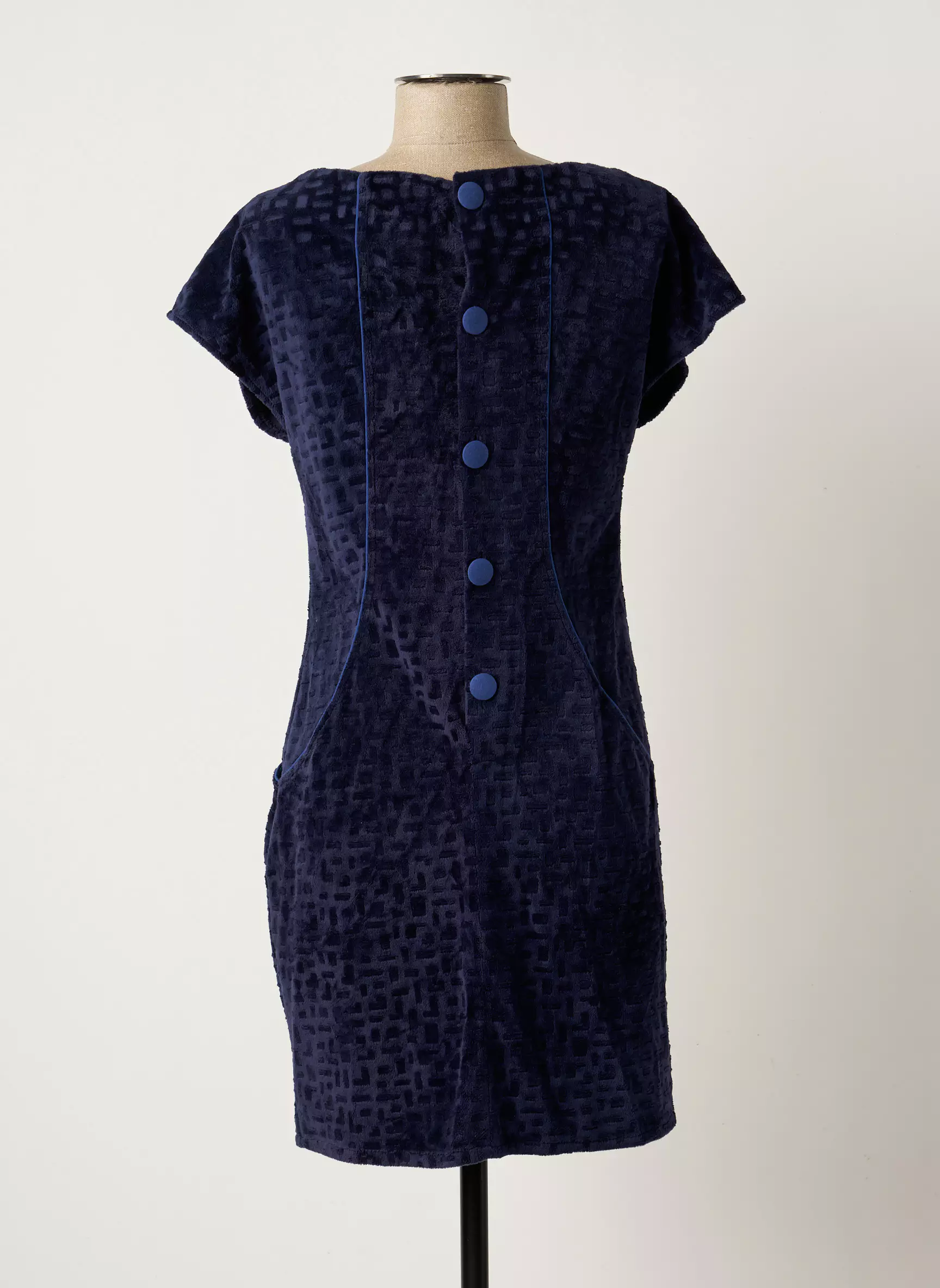 Amarillolimon Robes Courtes Femme couleur bleu