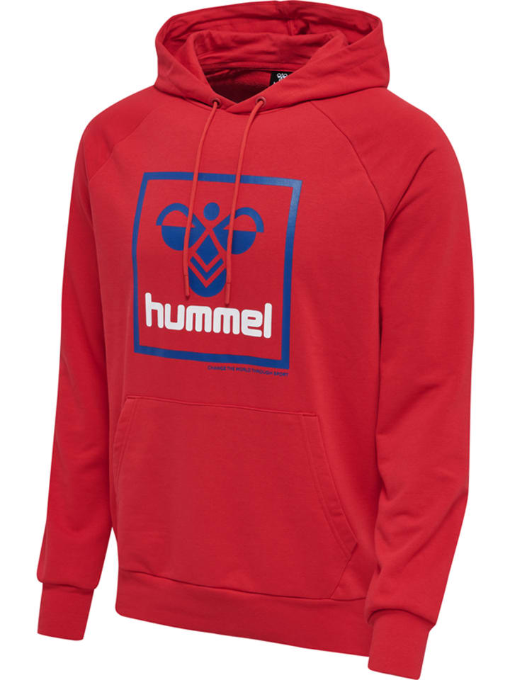 Hummel Hummel Verstellbare Taille Kapuzenpullover Raglanärmel Hmlisam Herren in BARBADOS CHERRY günstig kaufen