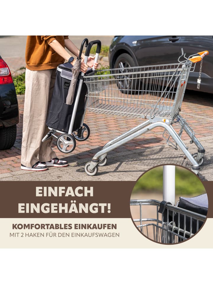 bremermann Einkaufstrolley ca. 45 x 96 x 33,5 cm (B/H/T) günstig kaufen onesize