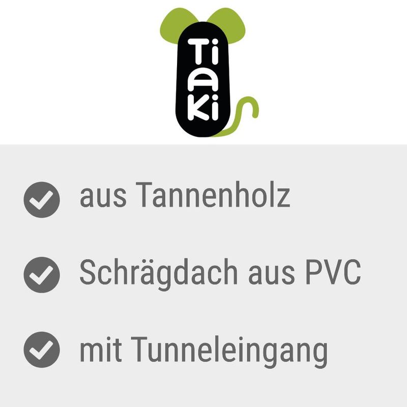 TIAKI Winterfestes Igelhaus zu TOP-Preisen