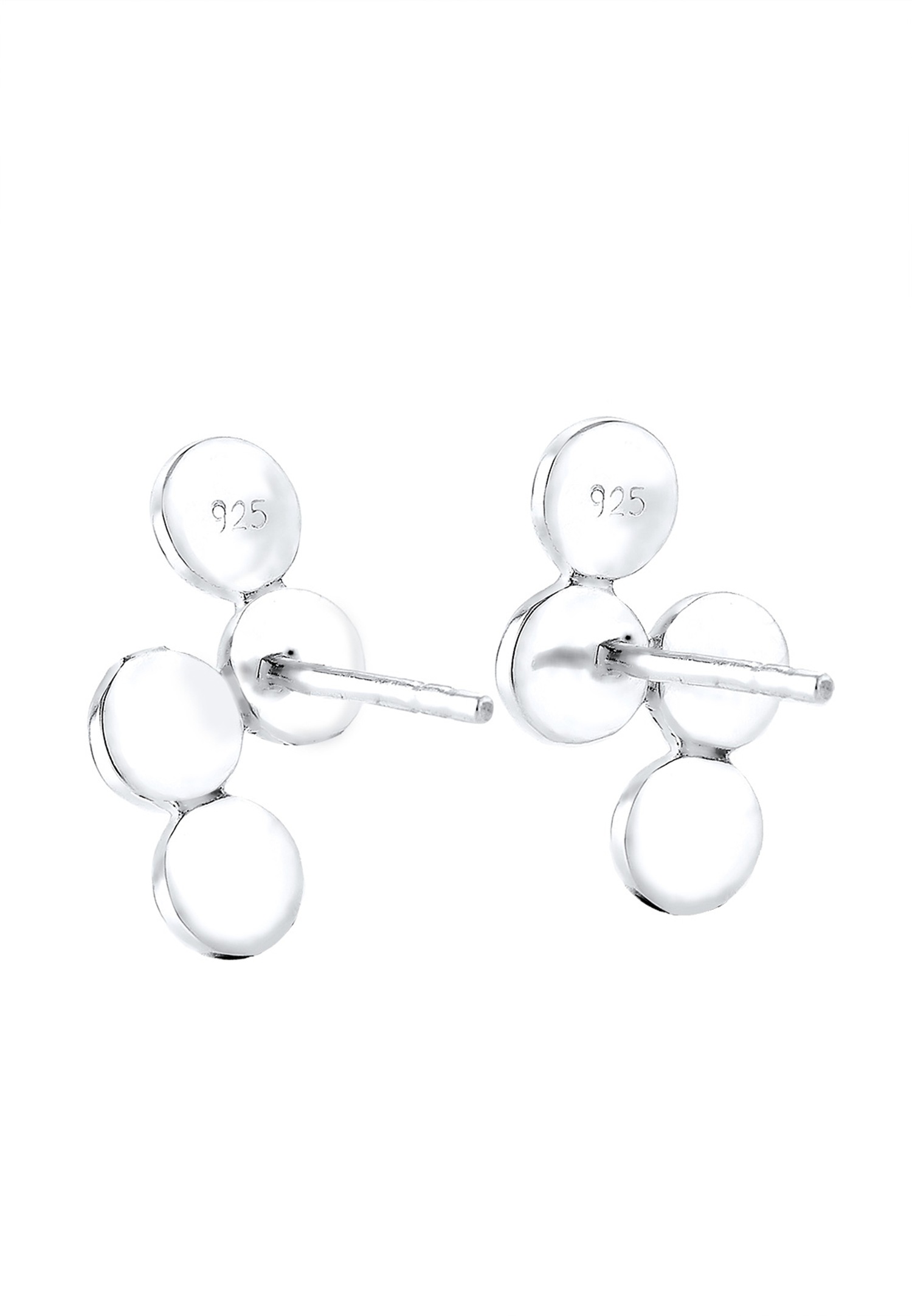 Orecchini Elli Circle Geo Minimal da donna - Argento 925/1000