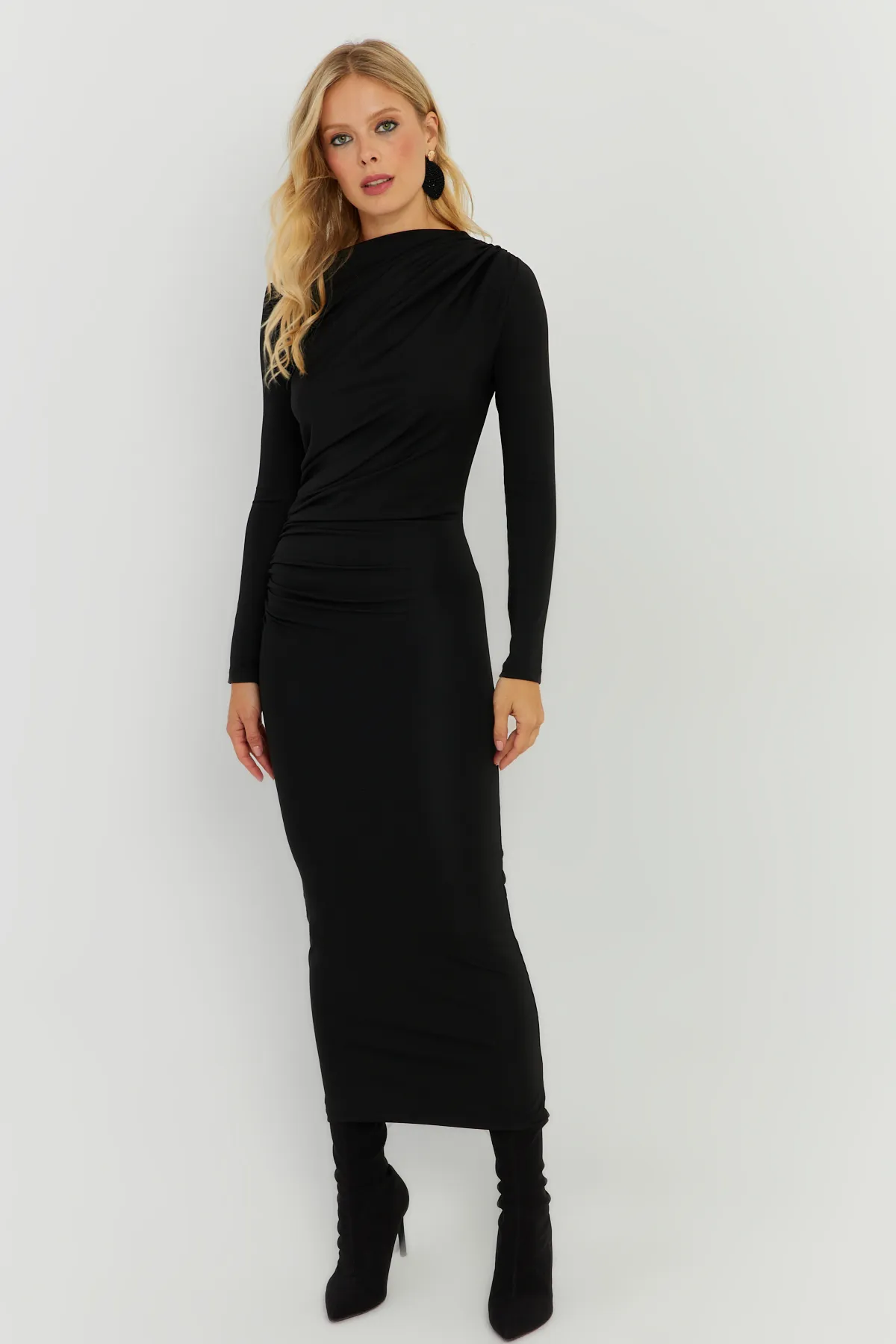 Cool & Sexy  Kleid - Schwarz - A-Linie