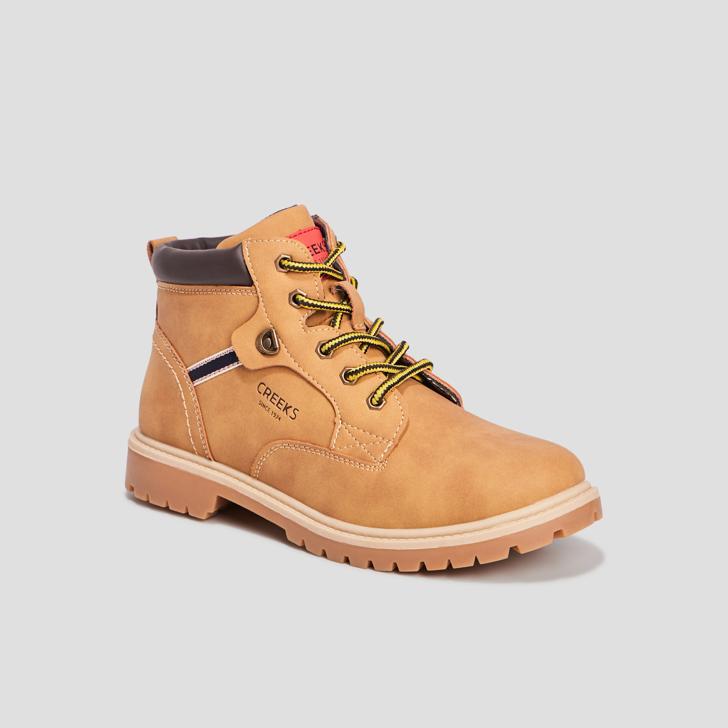 Bottines zippées camel garçon | La Halle