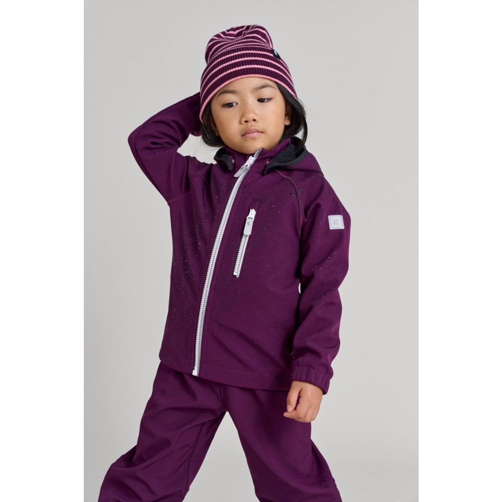 Reima Vantti Deep Purple Kinder Softshelljacke
