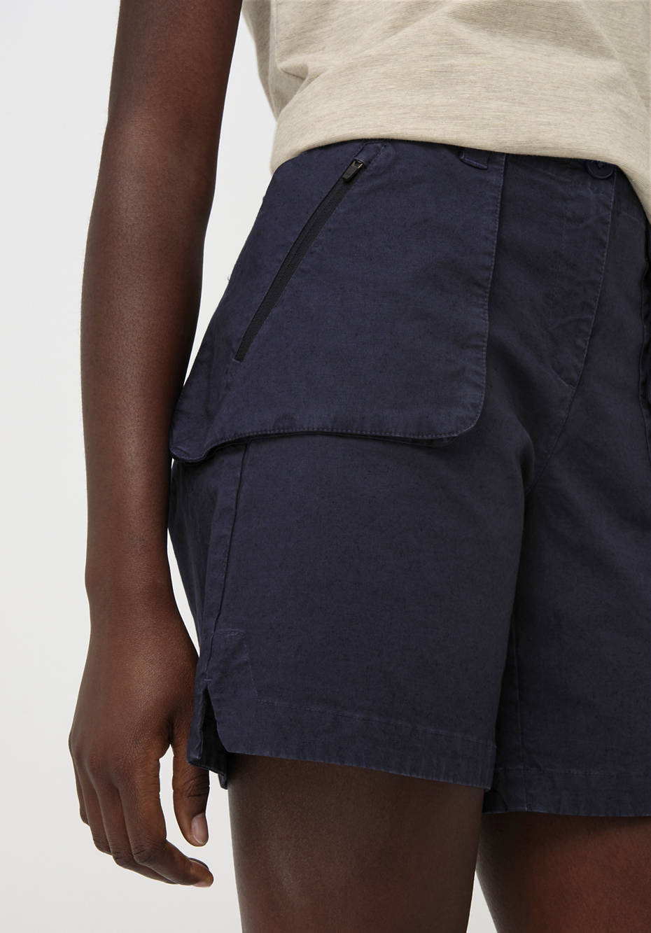 Outdoor-Shorts aus Bio-Baumwolle mit Hanf