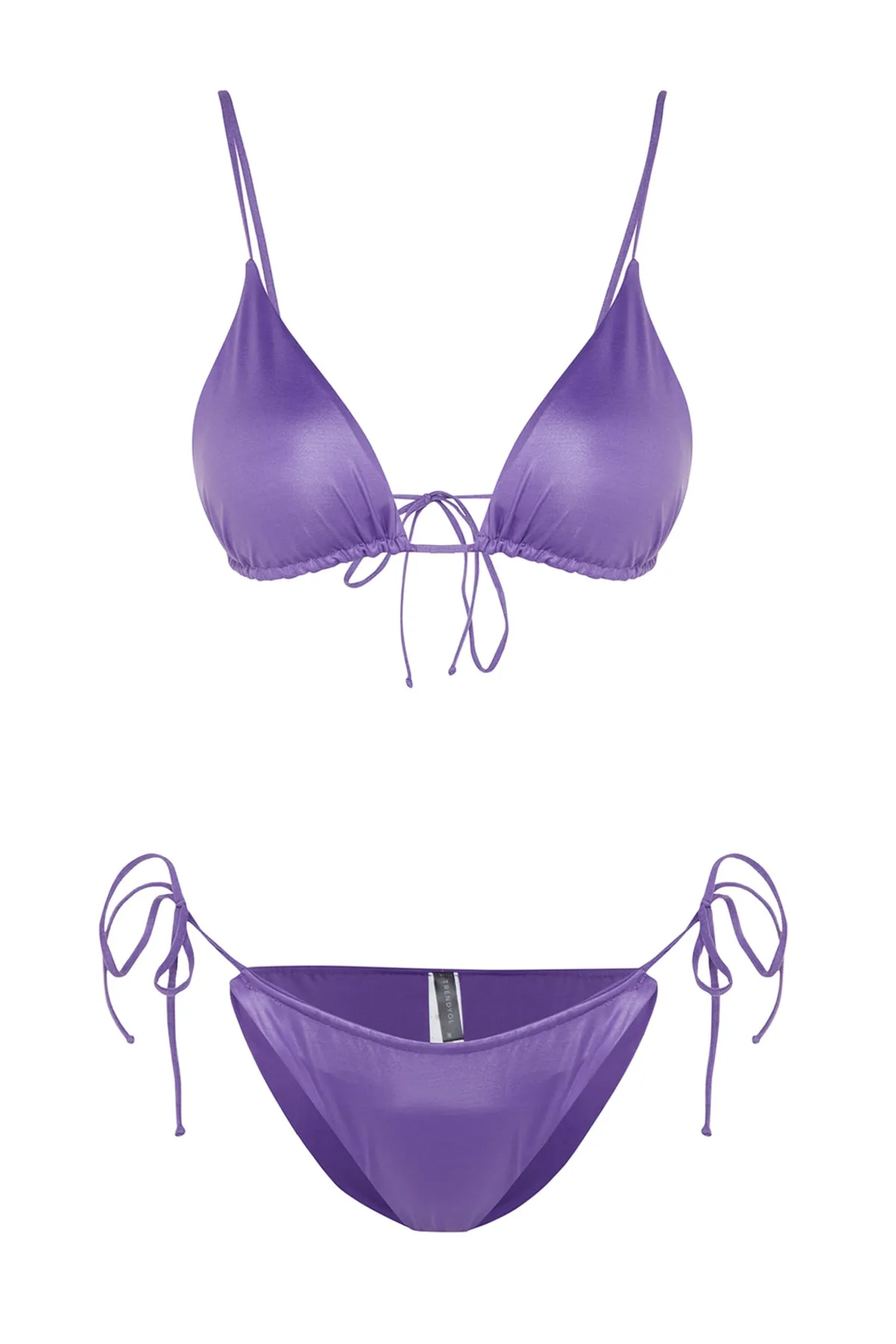 Trendyol Collection  Bikini-Set - Lila - Unifarben