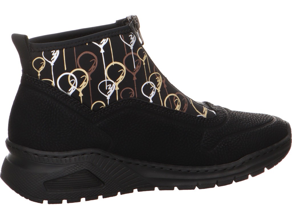RIEKER Stiefeletten schwarz
