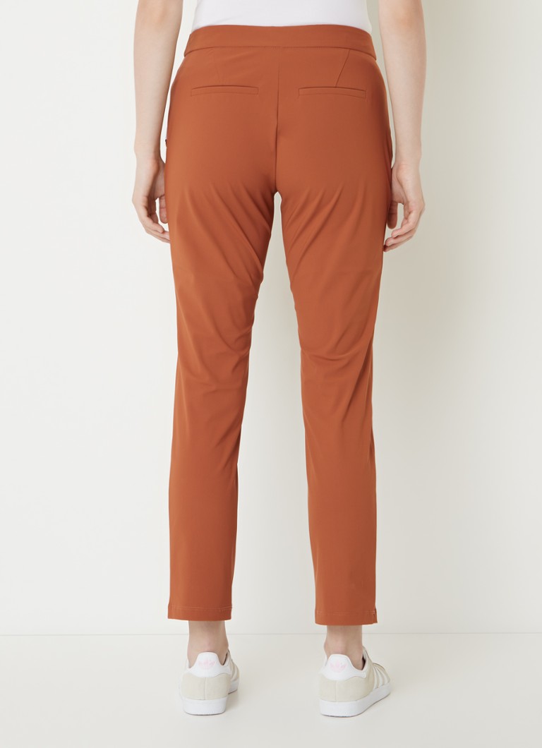 Penn & Ink Kalhoty slim fit s vysokým pasem a strečem
