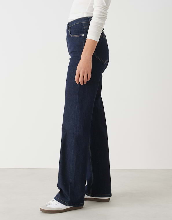 Wide Leg Jeans Marli crisscross