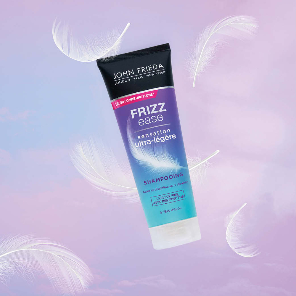 john frieda Frizz Ease Shampooing Sensation Ultra-Légère Shampooing cheveux fins avec des frisottis
