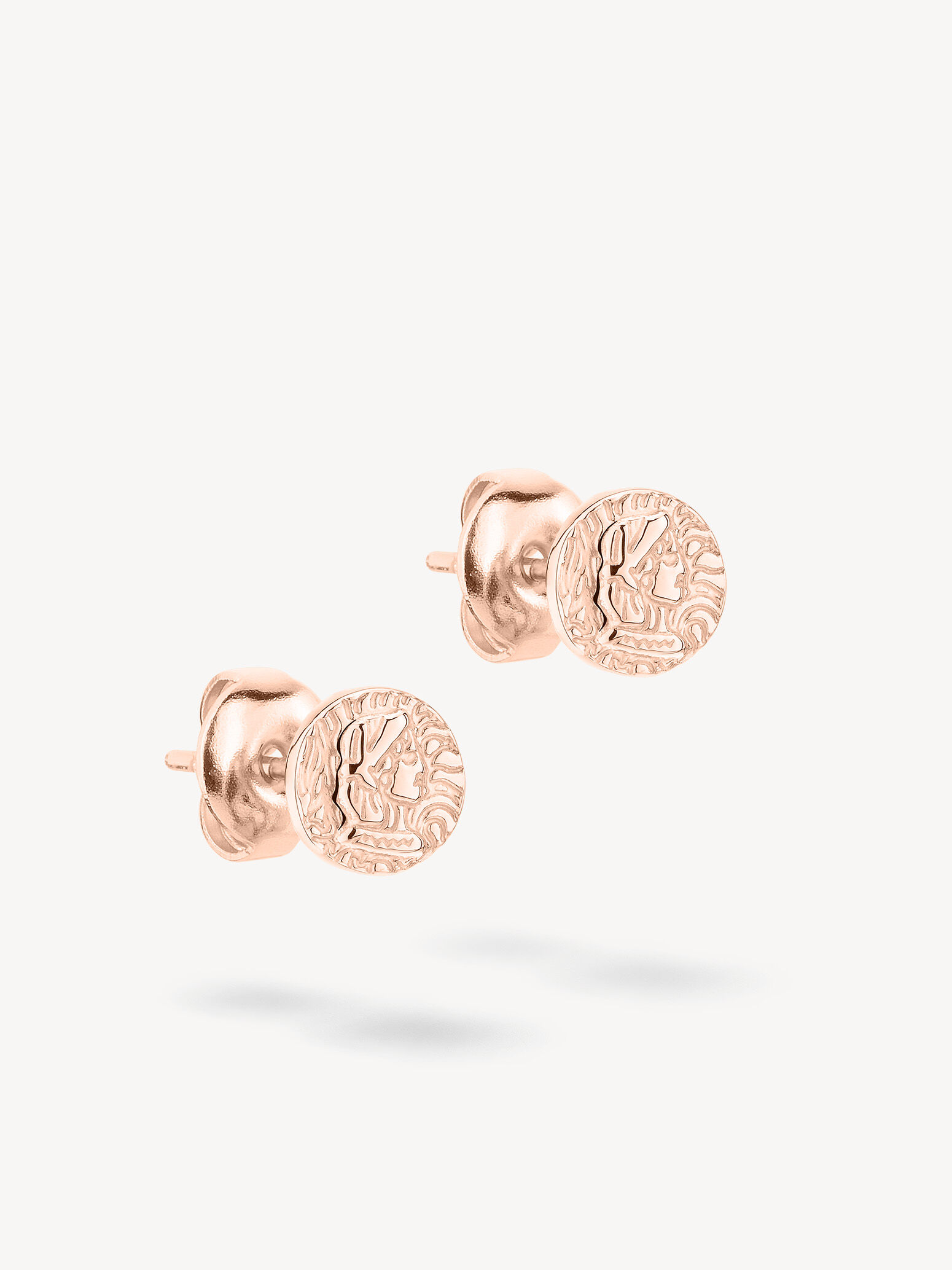 Boucles d'oreille - or rose