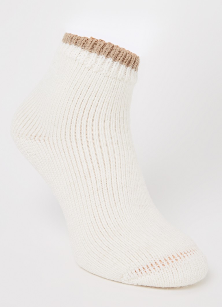 False Cozy ribbed house socks in alpaca wool blend
