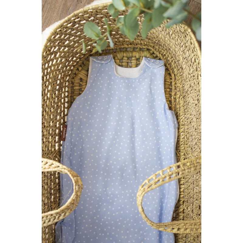 Gigoteuse naissance Coton Bio motifs étoiles