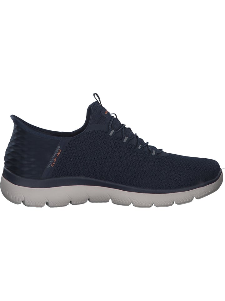 Skechers Slip-On-Sneaker in Blau günstig kaufen