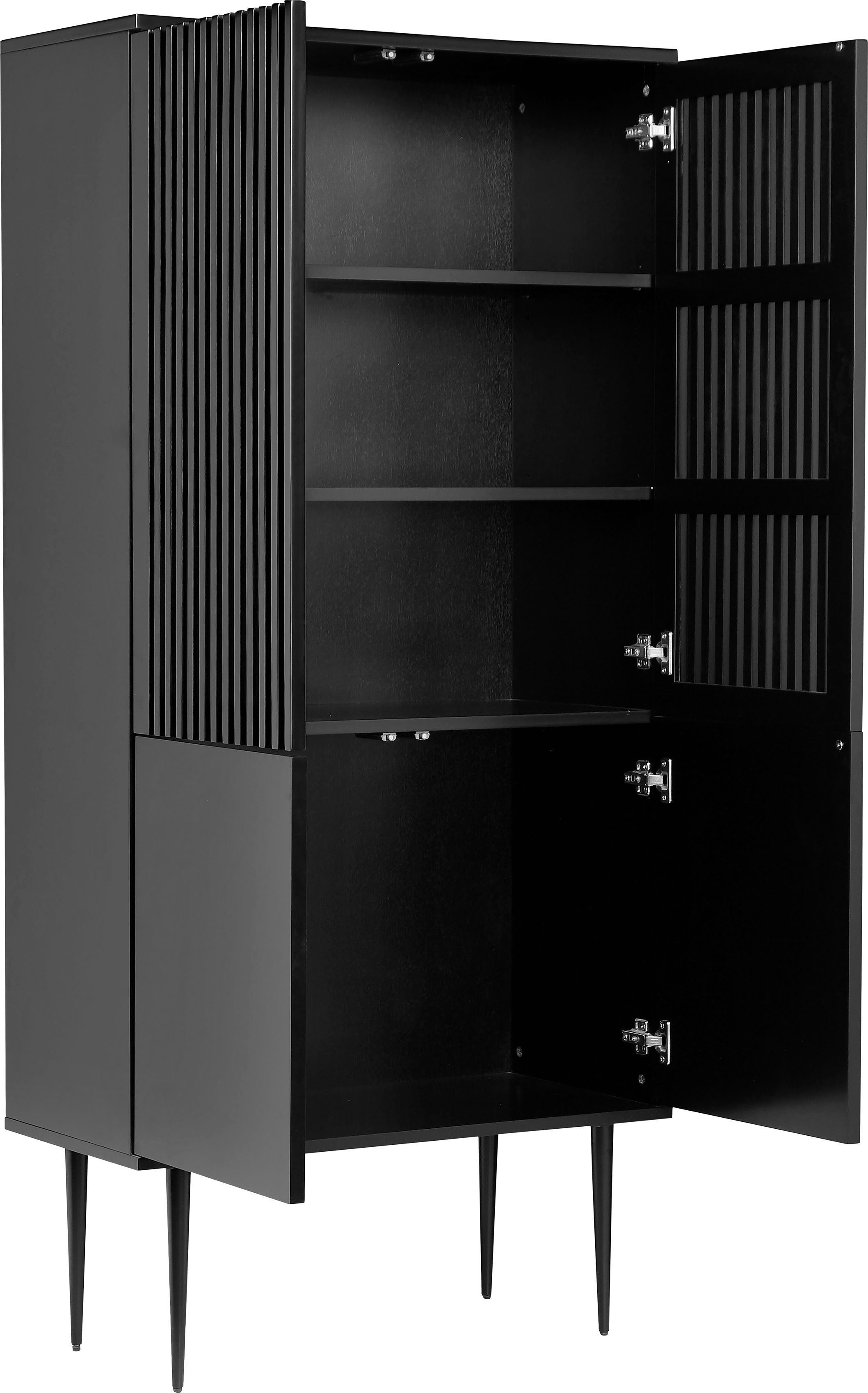 Places of Style Highboard Saltaire, In modernem Design, Ganzmetall-Scharniere