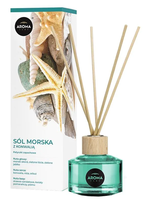 Aroma Home Sticks Θαλασσινό Αλάτι με Κρίνο της Κοιλάδας