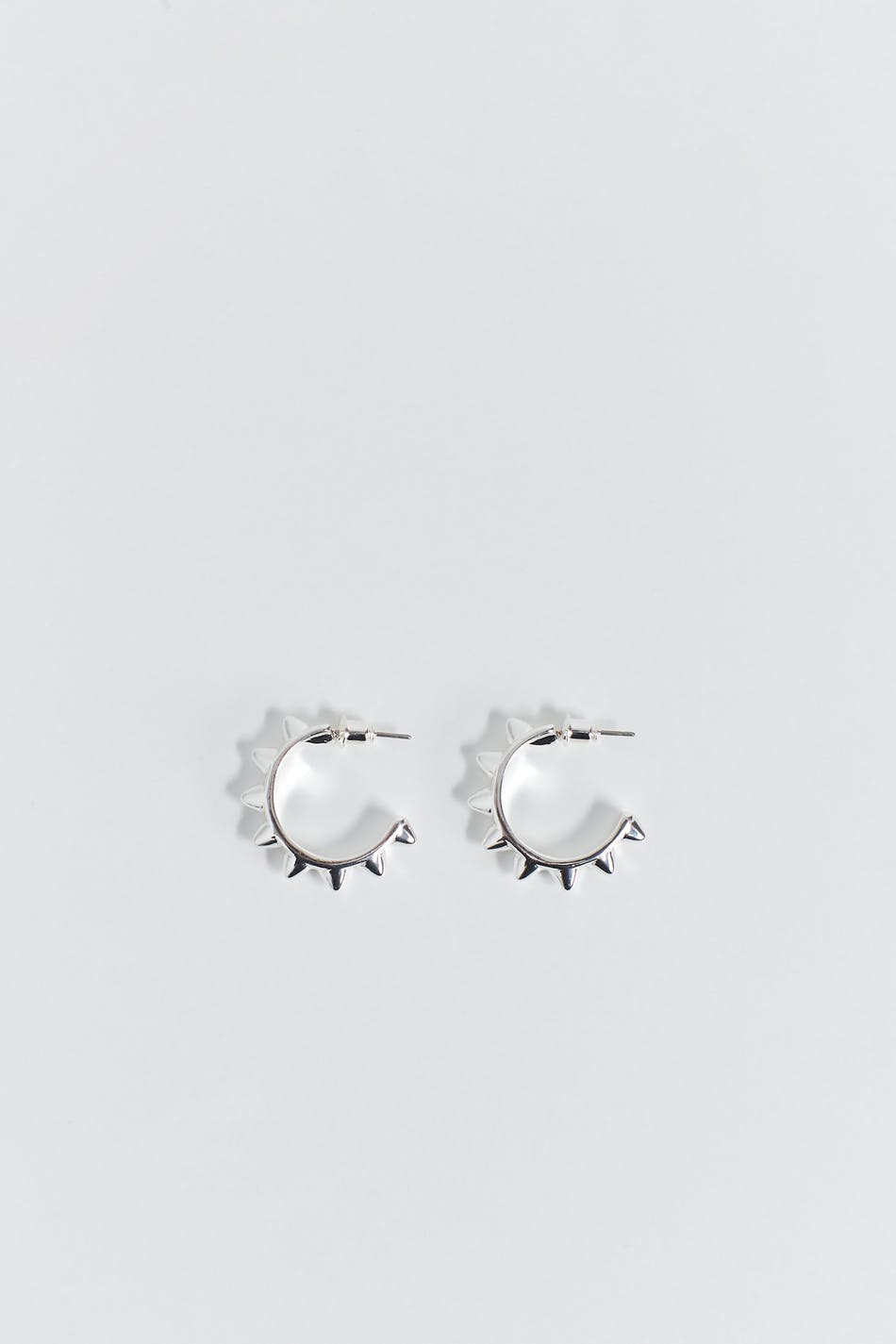 Spike hoops earrings