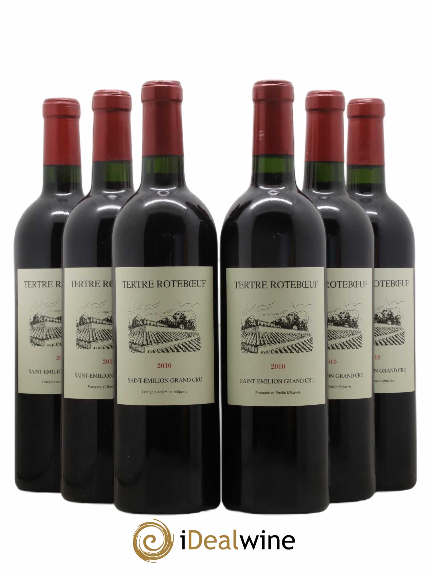 Château Tertre Roteboeuf  2010 - Lot de 6 Bouteilles