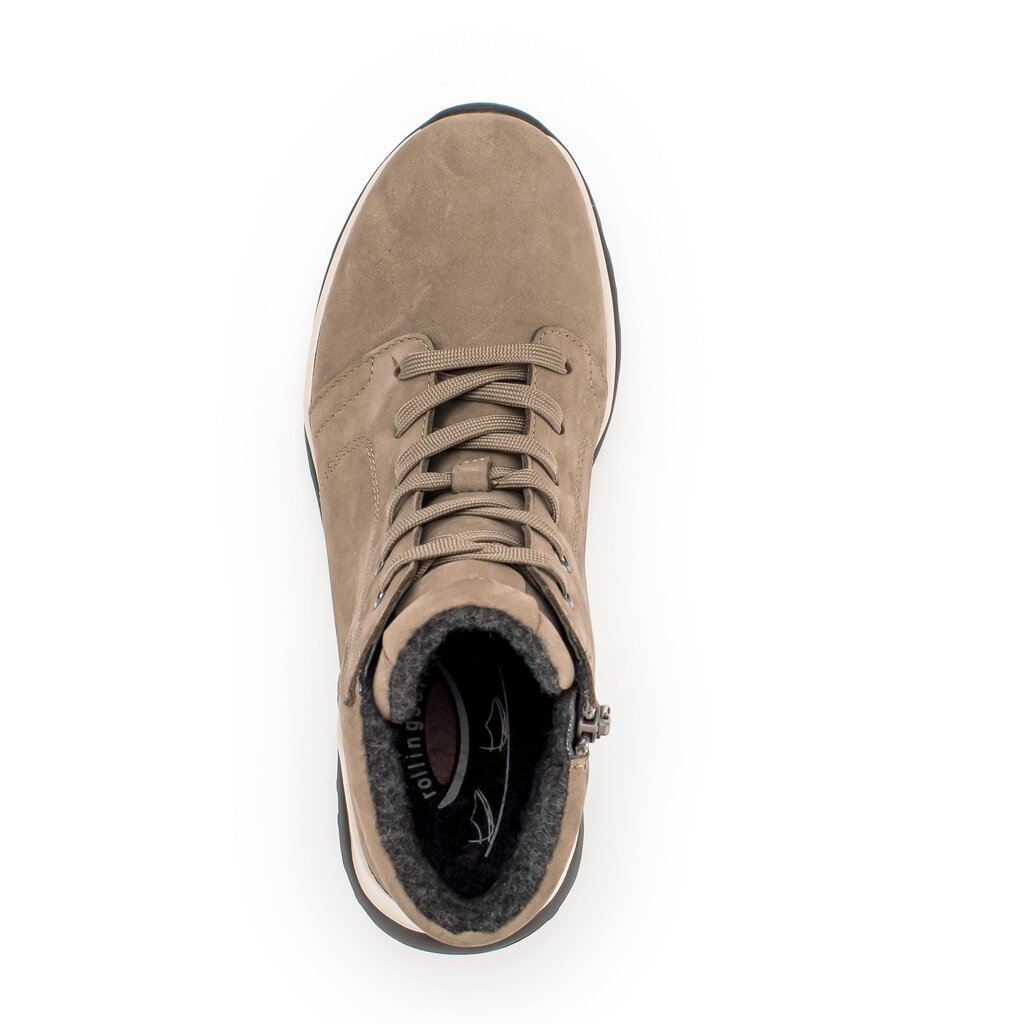 rollingsoft Schnürstiefelette braun