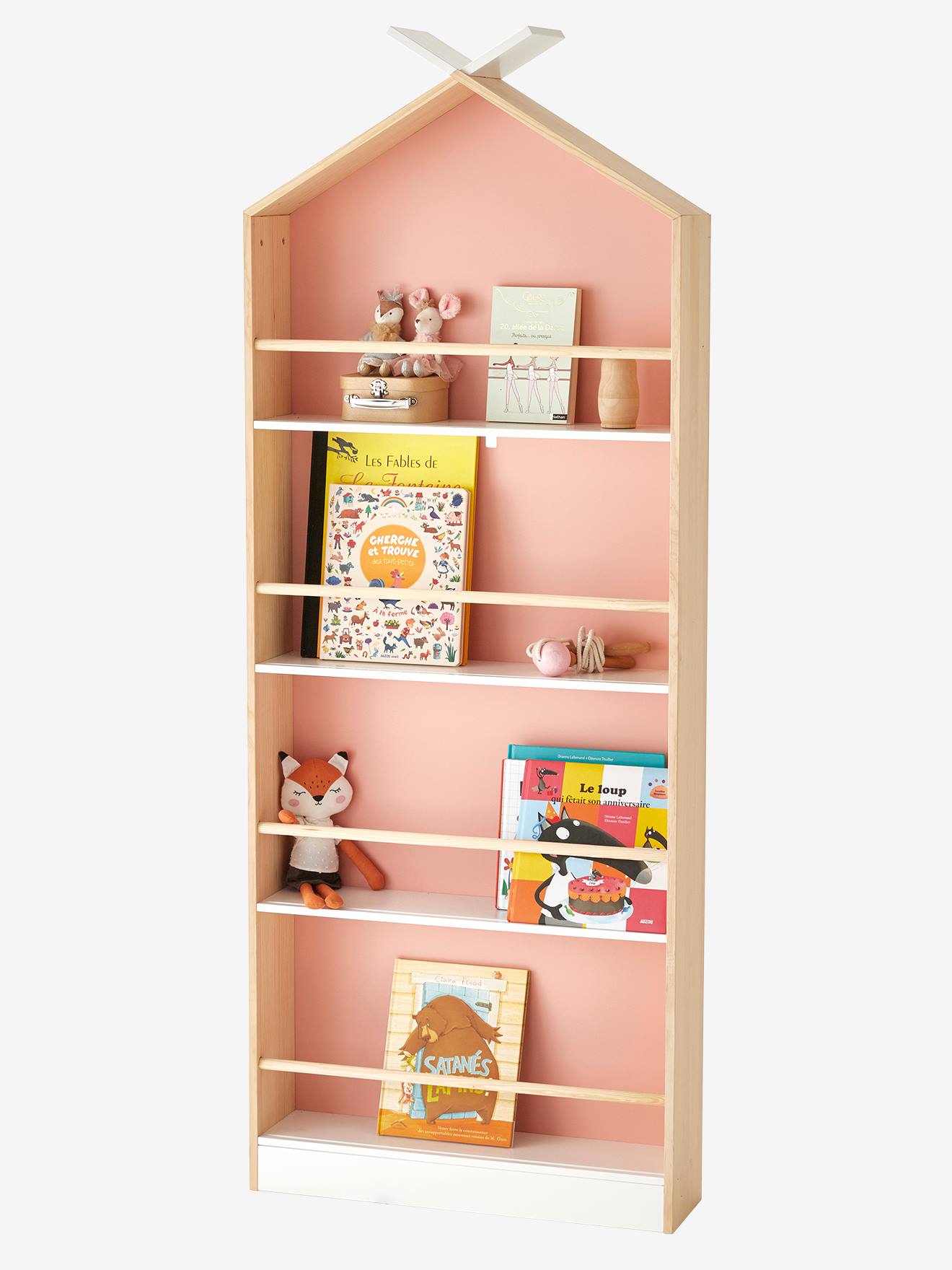 Vertbaudet Kinder Bücherregal TIPILI - weiß