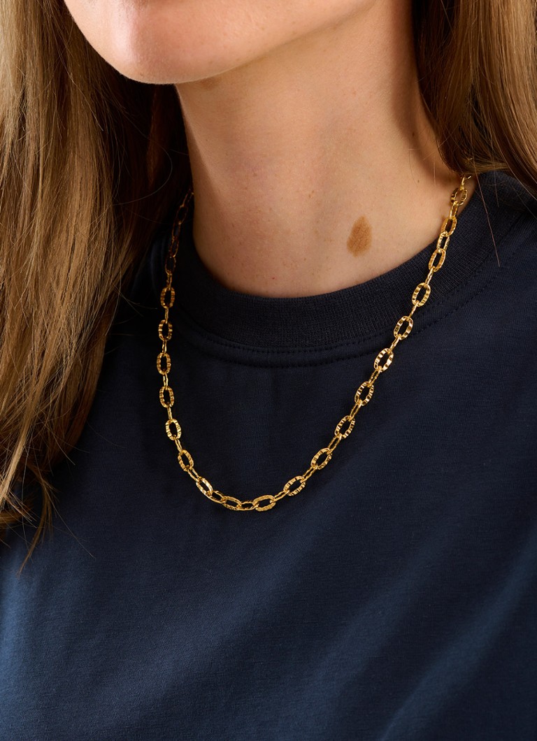 Pernille Corydon Ines link necklace gold-plated