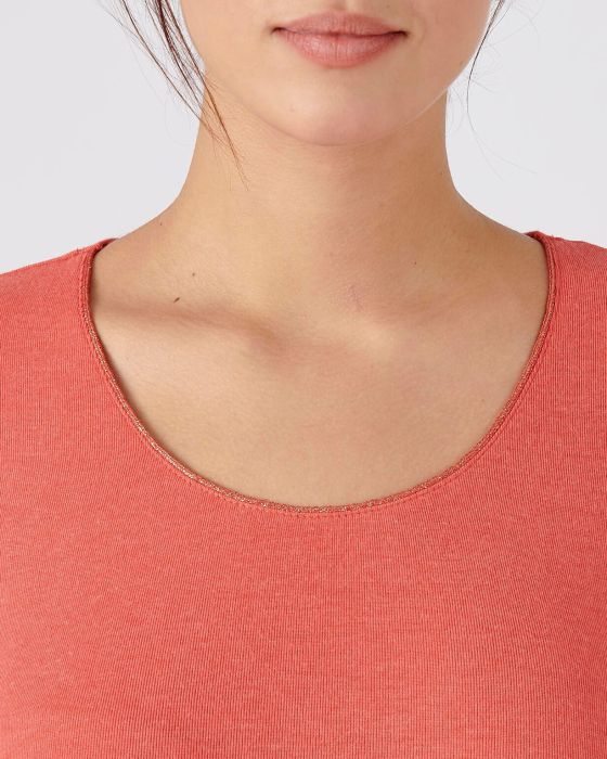 Tee-shirt manches courtes Thermolactyl Sensitive, biais fils brillants