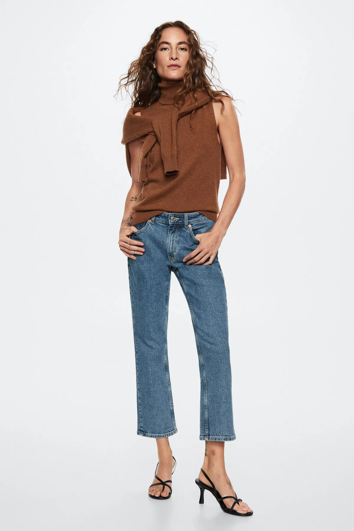 MANGO  37008259 Jeans Mittelblau