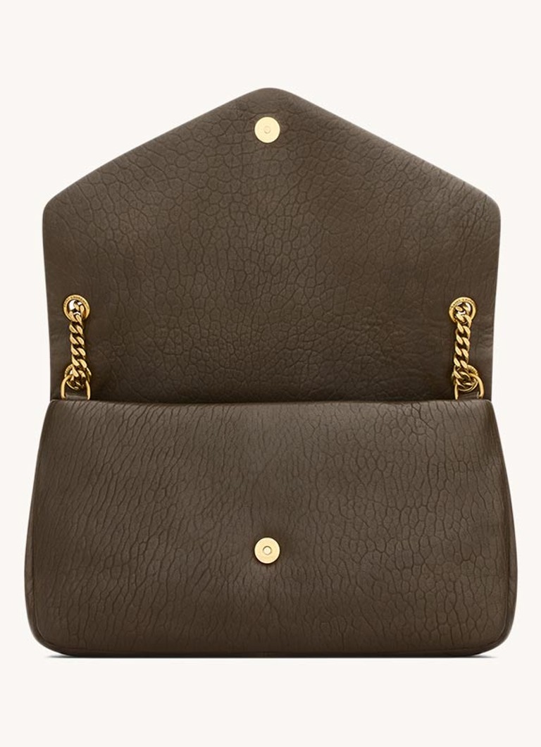 Geantă mare Saint Laurent Calypso din piele de miel