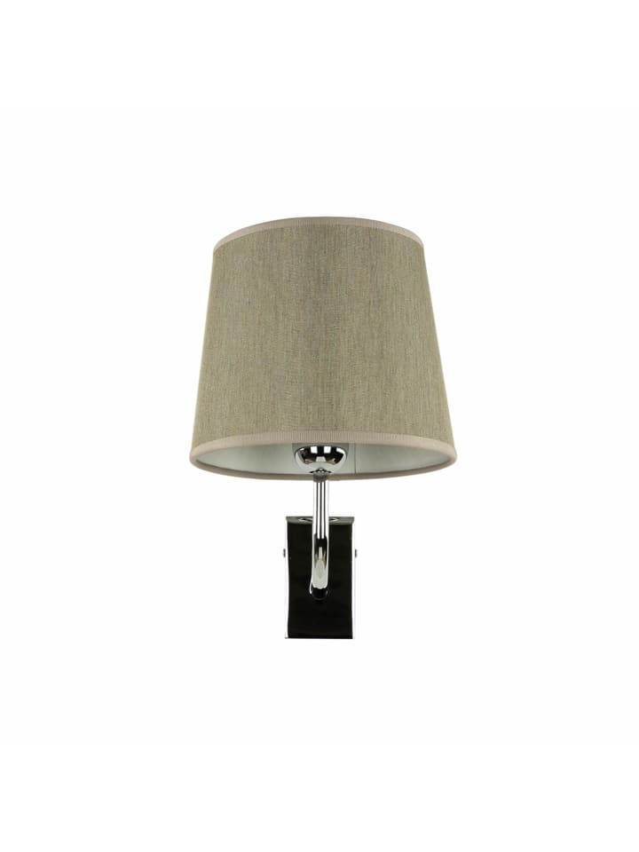 Licht-Erlebnisse Wandlampe in Silber glänzend Braun günstig kaufen onesize